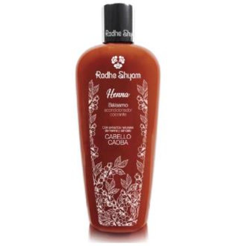 BALSAMO ACONDICIONADOR HENNA COLOR CAOBA 400ml.