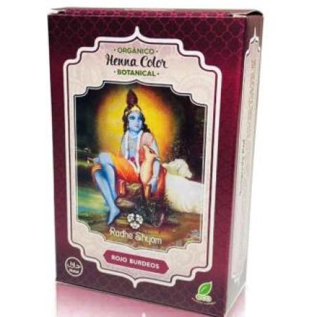 HENNA POLVO BOTANICALS ROJO BURDEOS 100gr.