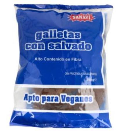 GALLETAS DIETETICAS CON SALVADO 300gr. S/A VEGAN