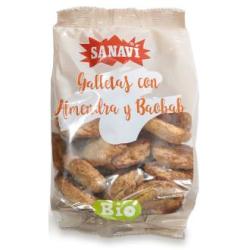 GALLETA CON ALMENDRA Y BAOBAB 250gr. BIO VEGAN