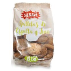 GALLETAS DE ESPELTA Y LINO 200gr. BIO VEGAN