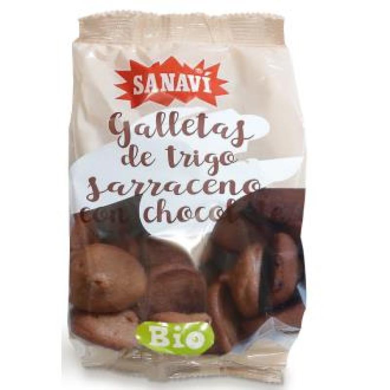 GALLETA DE TRIGO SARRACENO CON CHOCOLATE 200gr BIO