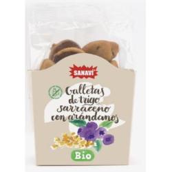 GALLETAS DE TRIGO SARRACENO con arandanos 150g BIO