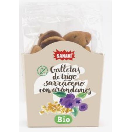 GALLETAS DE TRIGO SARRACENO con arandanos 150g BIO