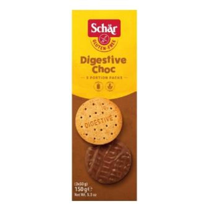 GALLETAS DIGESTIVE choco 150gr. SG