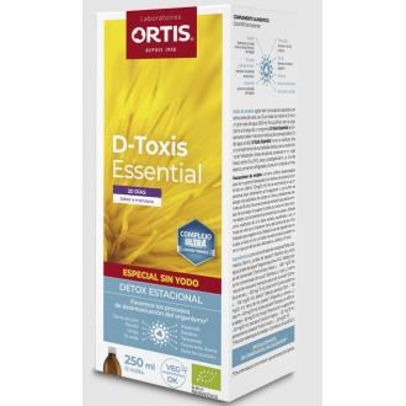 D-TOXIS ESSENTIAL manzana sin yodo 250ml. BIO