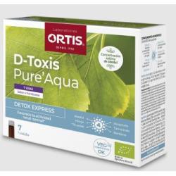 D-TOXIS PURE AQUA frambuesa 7x15ml. BIO