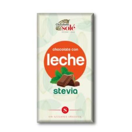 CHOCOLATE CON LECHE Y STEVIA 100gr. S/A