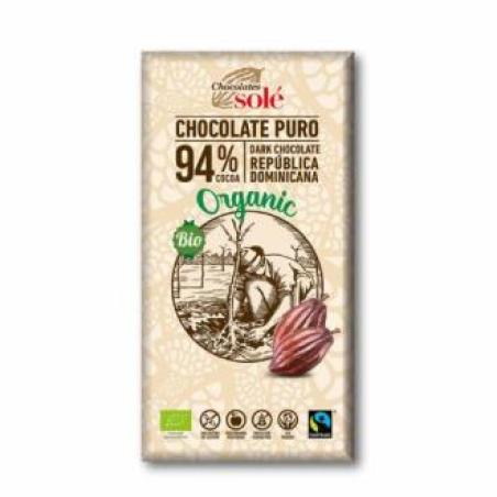 CHOCOLATE NEGRO 94%  100gr. ECO SG