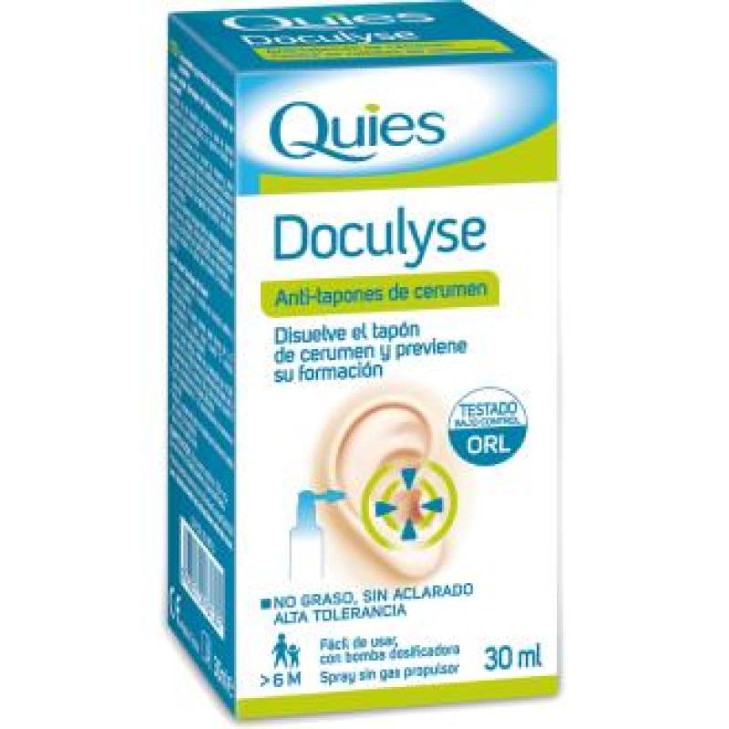 DOCULYSES spray tapones cera 30ml. QUIES