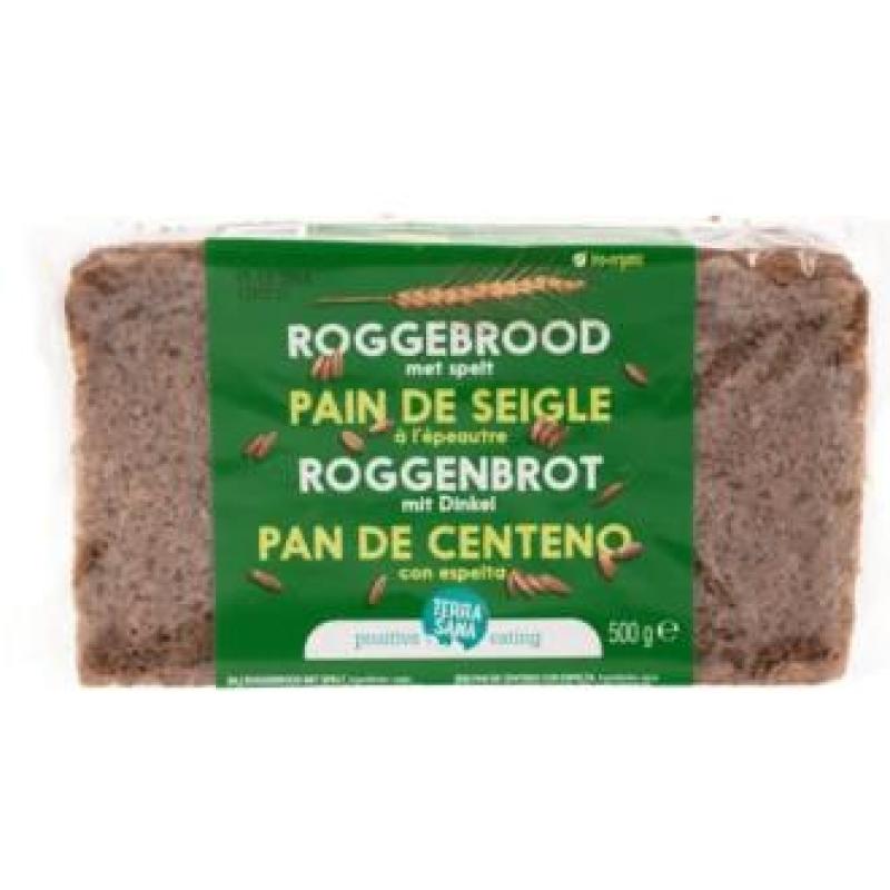 PAN ALEMAN DE CENTENO Y ESPELTA 500gr. VEGAN