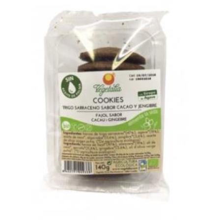 GALLETAS COOKIES SARRACENO ALGARROBA JENGIBRE 140g