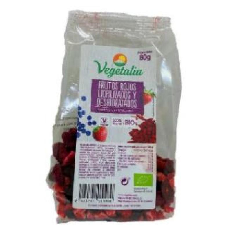 MIX FRUTOS ROJOS liofilizados y deshidratados 80g