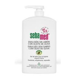 EMULSION SIN JABON  aceite oliva gel de baño 1l.