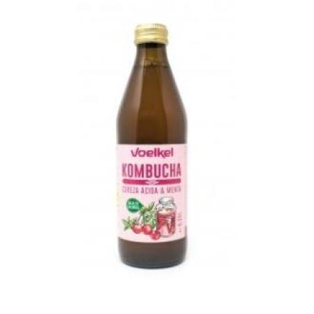 KOMBUCHA CEREZA Y MENTA 330ml. BIO