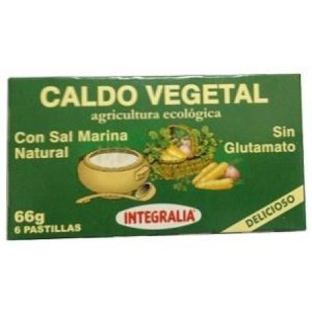 CALDO VEGETAL ECO con sal marina natural 6pastilla