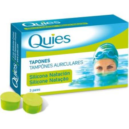 TAPONES NATACION silicona adultos 6ud. QUIES